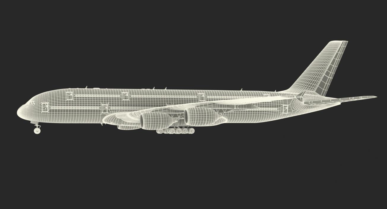 Airbus A380-1000 Air France 3D